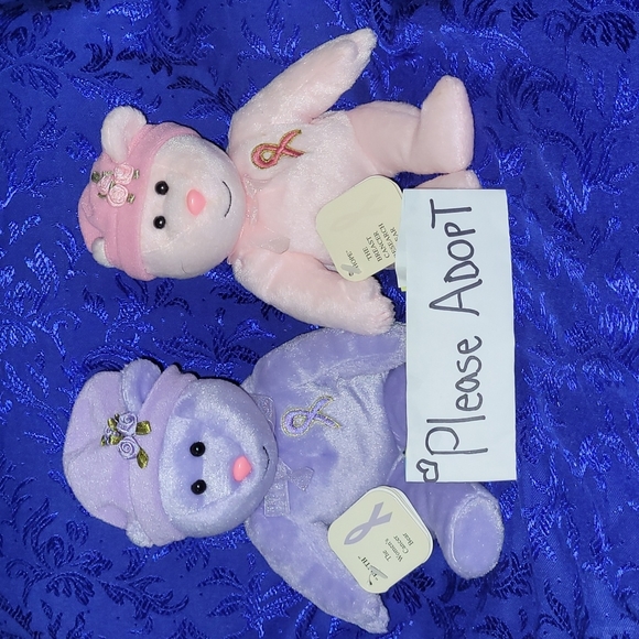 The Charity Bear Company Other - VTG Charity Bear Co. "Faith" & "Hope" Teddy Bears (pair) for ♀️ Cancer Research